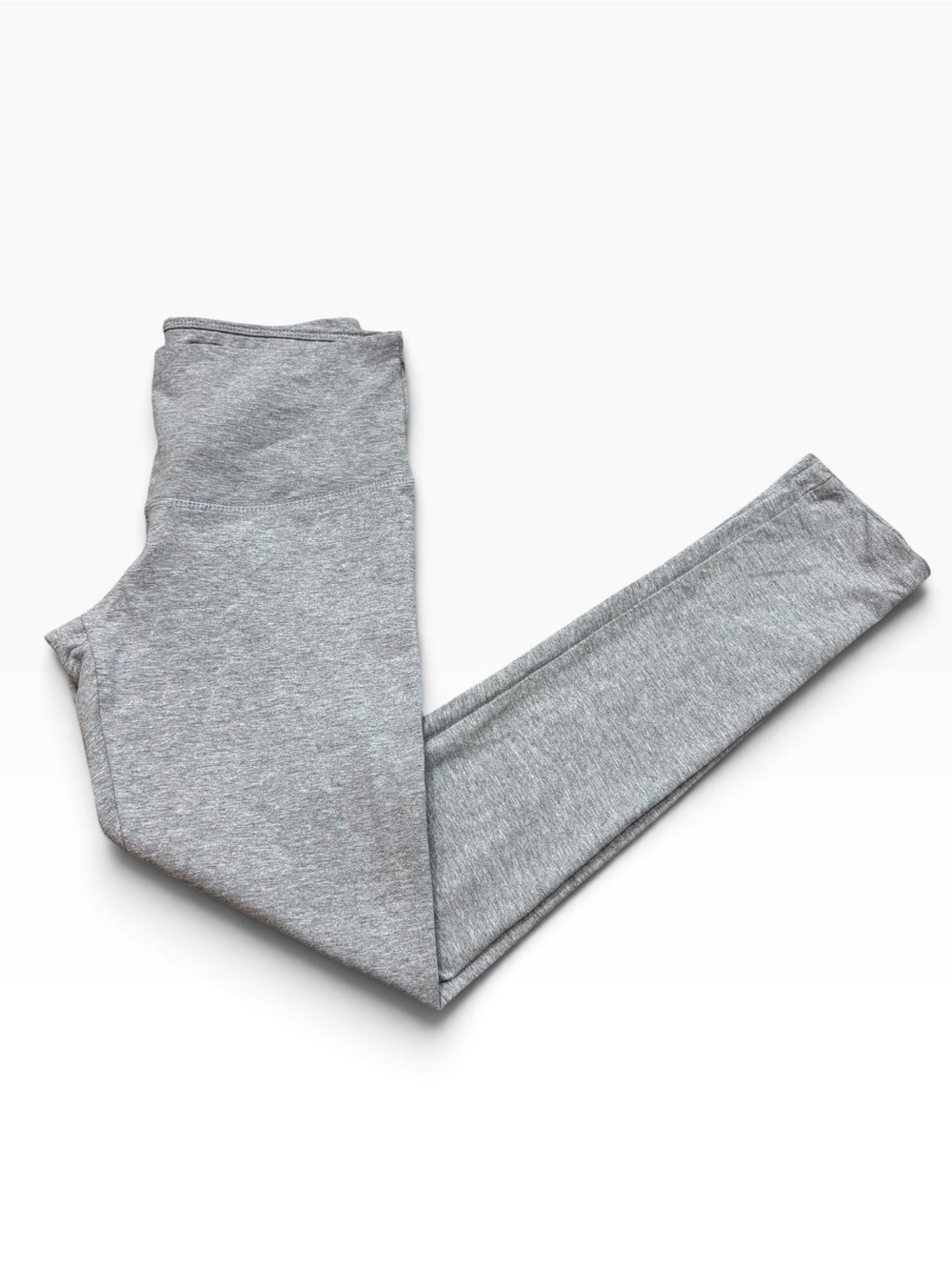Ladies One Step Up Brand Heather Grey Leggings Size Medium
